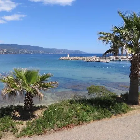 T2 Duplex Renove A 20m De La Avec Vue Mer, Parking Et Wifi - Fr-1-610-59 شقة بورم لي ميموزا